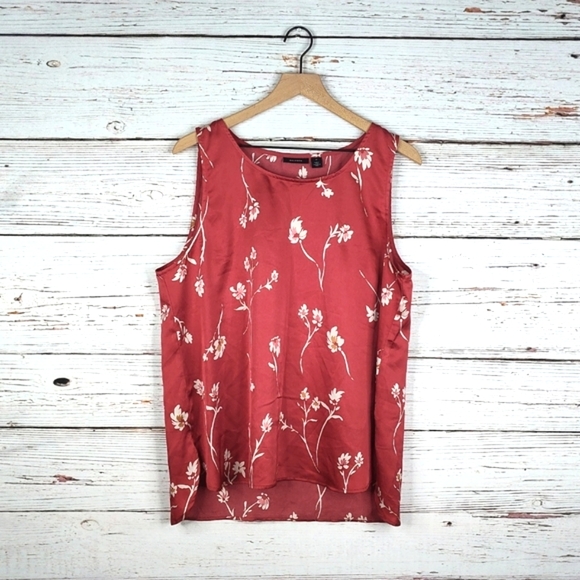 Halogen Floral Print Sleeveless Blouse - Picture 3 of 9